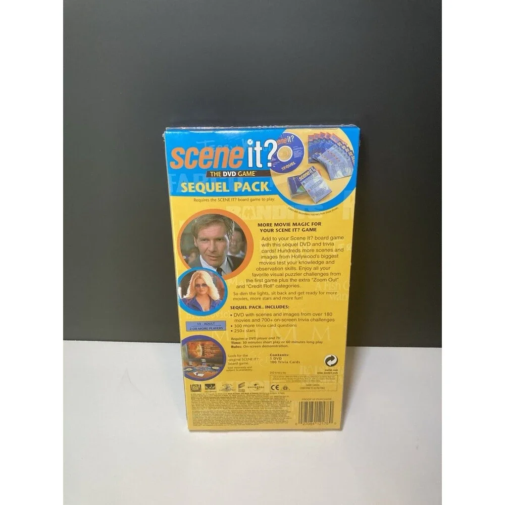 Scene It The DVD Game Sequel Pack Movie Edition New Sealed